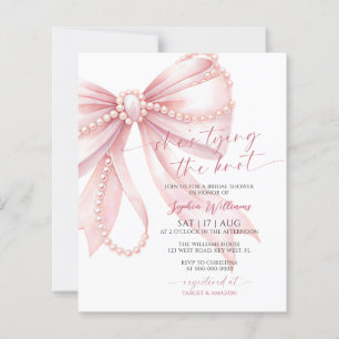 Budget She's Tying the Knot Bridal Shower Invite