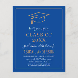 Budget Simple 2022 Graduation Photo Invitation