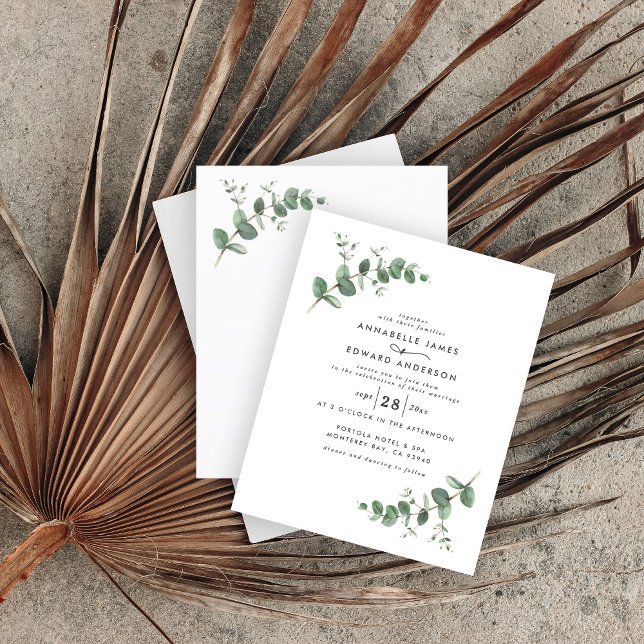 Budget simple Eucalyptus botanical watercolor (Creator Uploaded)