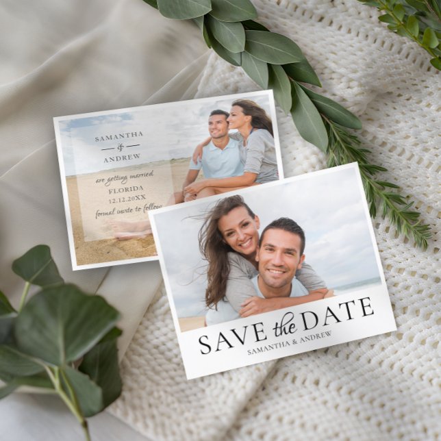 Budget Simple Photo Wedding Announcement (Creator Uploaded)