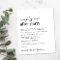 Budget Simple Wedding Reception Invitation