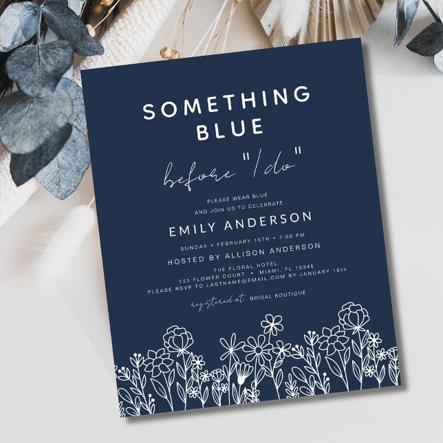 Budget Something Blue Wildflower Bridal Shower (Creator Uploaded)