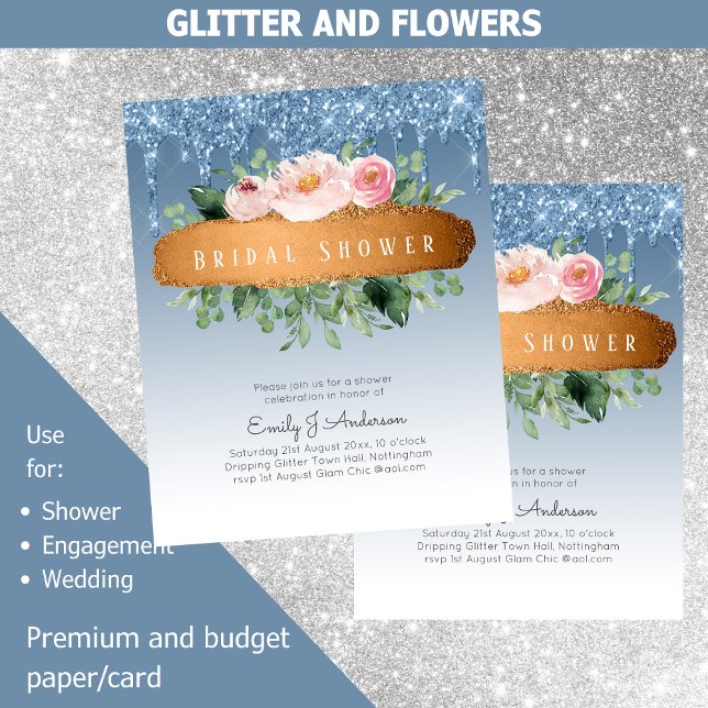 BUDGET Sparkles Glitter Floral Girly Bridal Shower (Creator Uploaded)