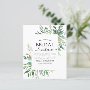 Budget Spring Bridal Shower Luncheon Greenery