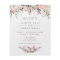 Budget Spring Floral Wedding Invitation