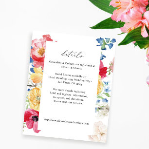 Budget Spring Multi Colour Florals Details Flyer