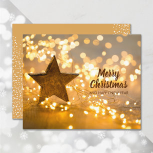 Budget Strand of Christmas Lights Holiday Card