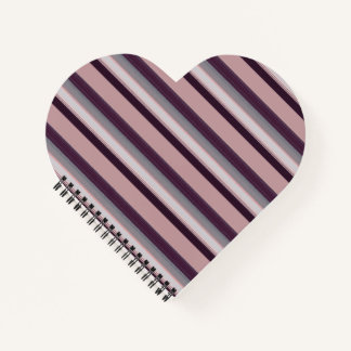 Budget Striped Notebook