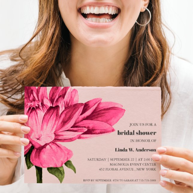 BUDGET Stunning Blooming Flower Pink Bridal Shower (Creator Uploaded)