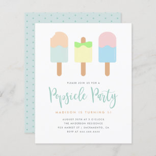 Budget Summer Pastel Popsicle Party Kids' Birthday