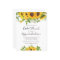 Budget Sunflower Bridal Shower Brunch Invitation