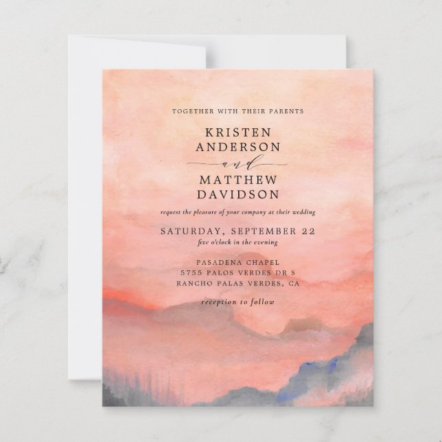 Budget Sunset Mountain (Front)