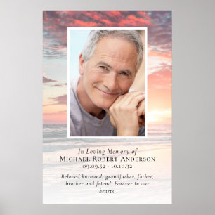 Budget Sunset Photo 2ftx3ft Funeral Welcome Sign