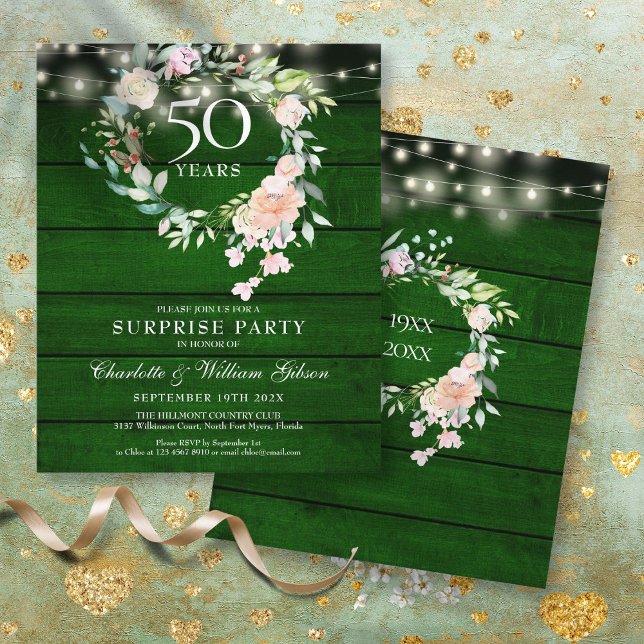 Budget Surprise Party 50th Anniversary Rustic (Budget Surprise Party 50th Anniversary Rustic)