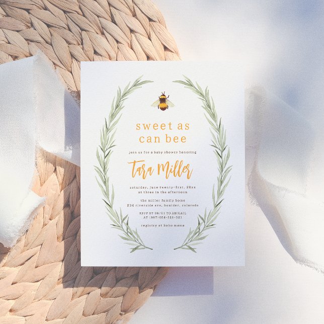 Budget Sweet As Can Bee Gender Neutral Baby Shower (Creator Uploaded)