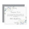 BUDGET Sympathy Eucalyptus Funeral Thank You Note 