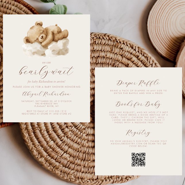 Budget Teddy Bear Neutral All in One Baby Shower (Creator Uploaded)