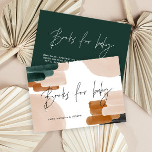 budget terracotta baby shower books for baby note  card