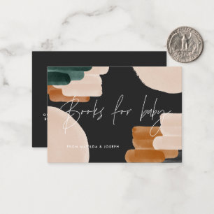 budget terracotta baby shower books for baby note card