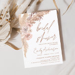 Budget Terracotta Boho Pampas Grass Bridal Shower Flyer<br><div class="desc">Budget Minimalist Terracotta Elegant and Modern Pampas Grass Boho Script Bridal Shower for Autumn (Fall),  Winter,  Spring or Summer Invitations - includes beautiful and elegant script typography for the special Bride to Be pre - Wedding celebration.</div>