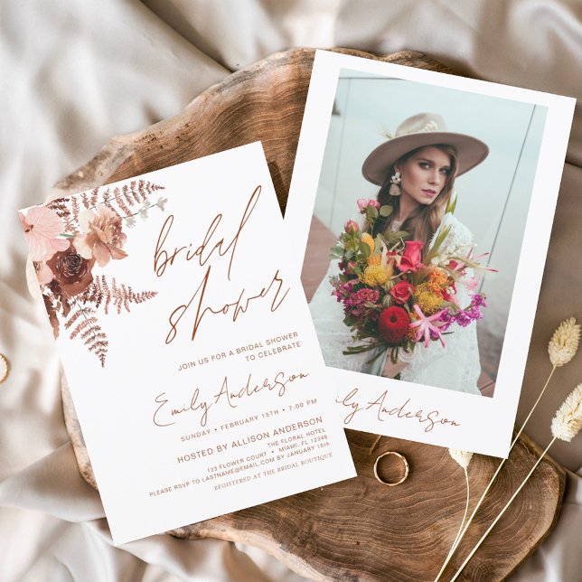 Budget Terracotta Floral Boho Bridal Shower (Creator Uploaded)