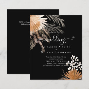 BUDGET Terracotta Pampas Grass Tropical Wedding