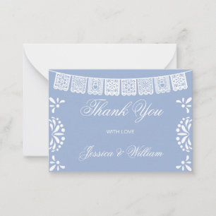 Budget thank you Mexican Cielito Lindo Baby Shower Card