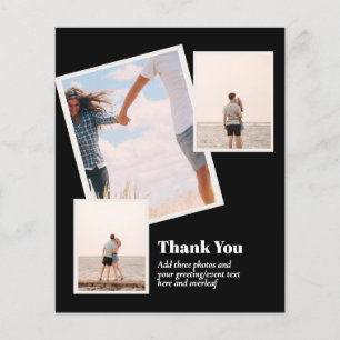 BUDGET THANK YOU Photo Collage Modern Flyer