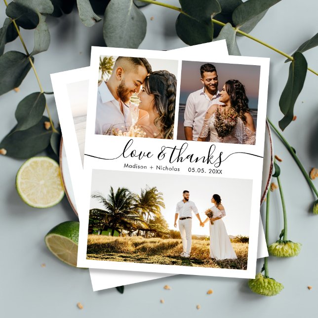 Budget Thanks Collage Wedding Thank You Flyer (Creator Uploaded)