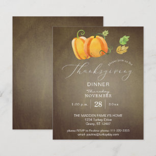 Budget Thanksgiving Pumpkin Duo Gold Dinner