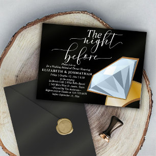 Budget The Night Before Rehearsal Dinner Invitation