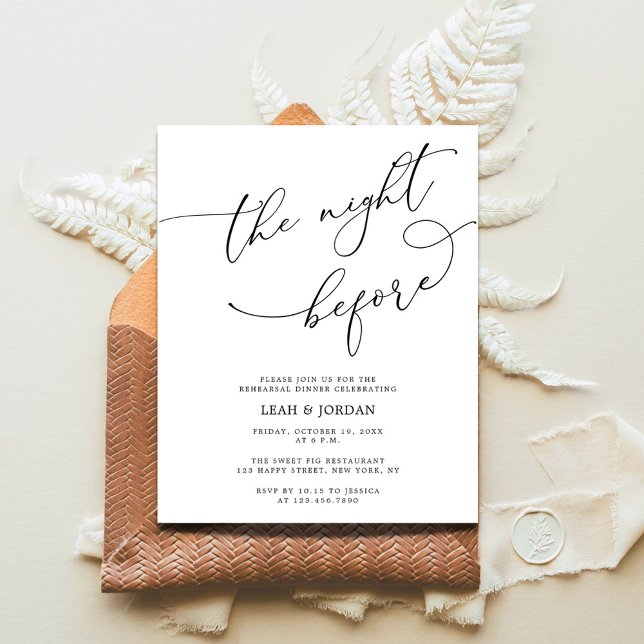 Budget The Night Before Wedding Rehearsal Dinner Flyer (Creator Uploaded)