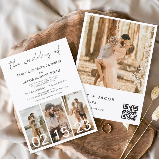 Budget The Wedding of Minimalist QR code (Creator Uploaded)