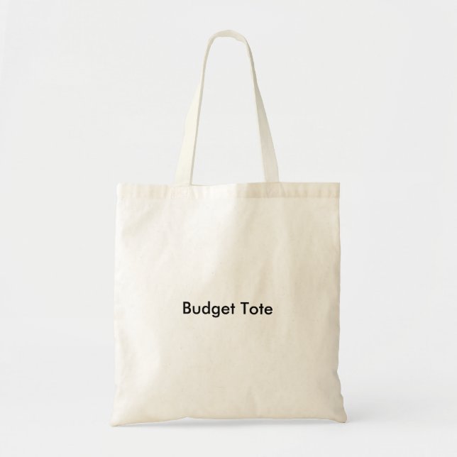Budget Tote Bag (Front)