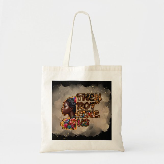 Budget Tote – "They Not Like Us" Design (Front)