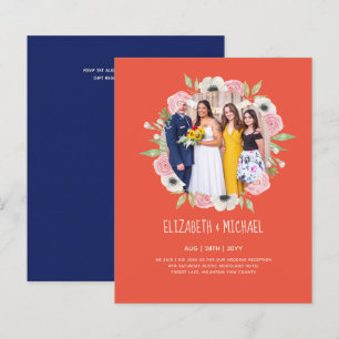 Budget Trending PHOTO Wedding Reception Invites