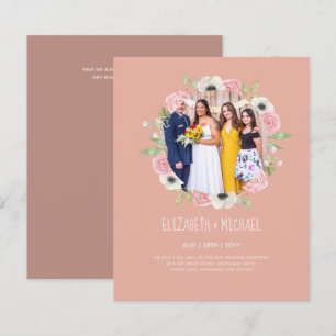 Budget Trending PHOTO Wedding Reception Invites