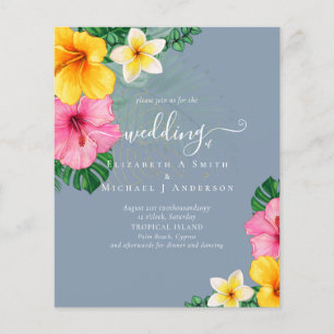 BUDGET Tropical Paradise Beach Wedding Florals