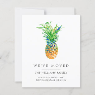 Budget Tropical Pineapple Moving Announcement