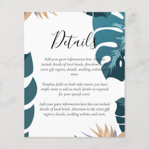 Budget Tropical Wedding Details Hotels Enclosure