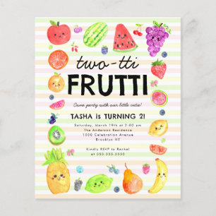 Budget TWO-tti Frutti Summer Fruit 2nd Birthday