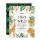 Budget Two Wild Safari 2nd Birthday Invitation