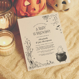 Budget Vintage Baby Is Brewing Baby Shower