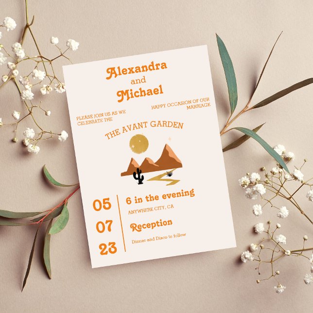 Budget Vintage Mid Century Desert Wedding (Creator Uploaded)