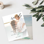 Budget We Do Photo Calligraphy Wedding<br><div class="desc">** SATIN PAPER IS PAPER THIN. UPGRADE THE PAPER FOR A THICKER PAPER. HAS AN OPTION FOR ENVELOPES. *** Save money on invitations with this smaller invitation that has an option for envelopes. Get your guests ready for your amazing wedding with your We Do Photo Calligraphy Wedding invitations. Want a...</div>