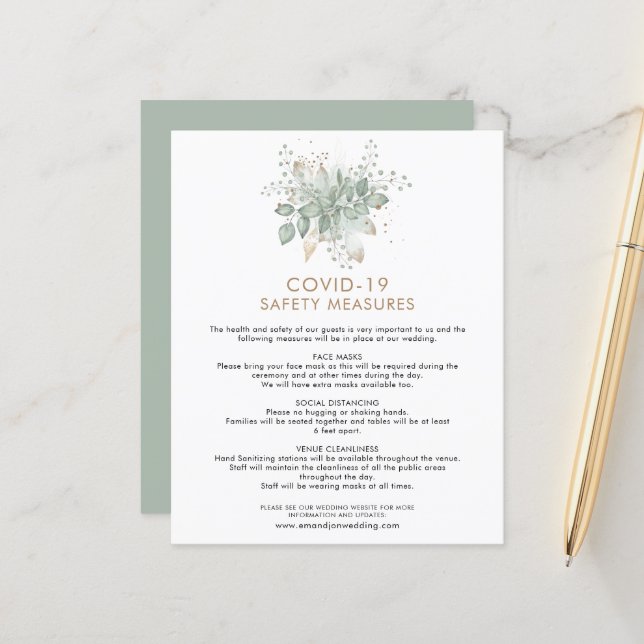 Budget Wedding Covid 19 Safety Foliage Enclosure (Front/Back In Situ)