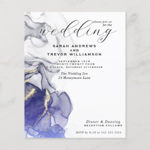 Budget Wedding Dusty Plum Alcohol Ink