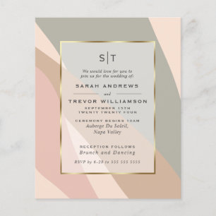 Budget Wedding Dusty Sage Dusty Rose Abstract