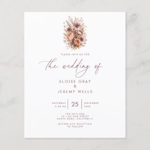 Budget Wedding Invitation Archer Flyer