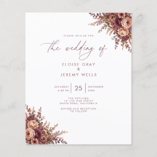 Budget Wedding Invitation Archer Flyer